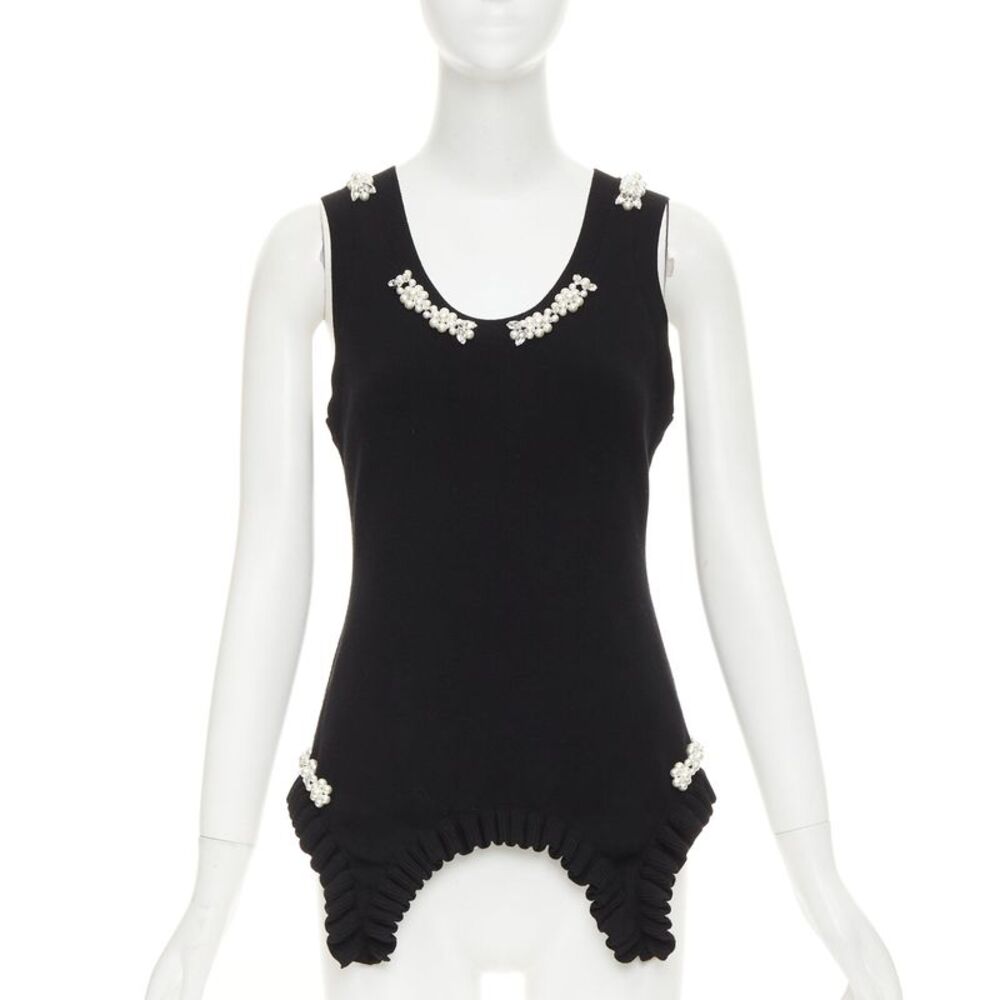 Simone Rocha pearl crystal embellished sweater vest